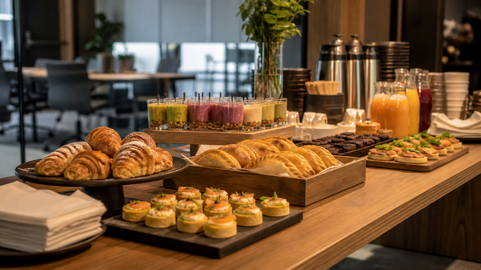 Catering dulce y salado para empresas de Aromas de Café