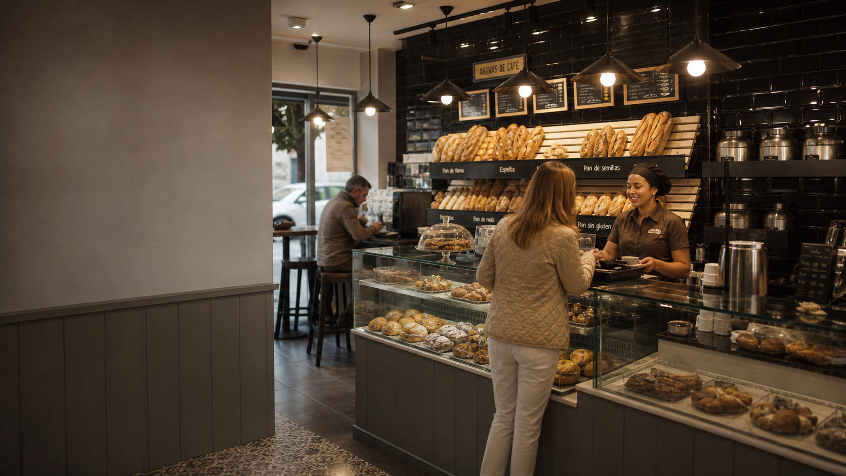 Atención en la barra de Aromas de Café