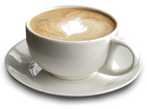 Café + porción de bizcocho de Aromas de Café